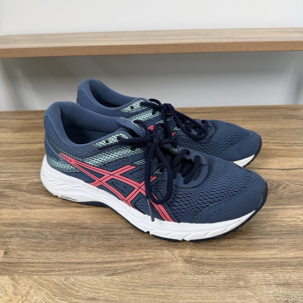Size 7.5 - Asics Gel Contend 6 Grand Shark Pink Glo W